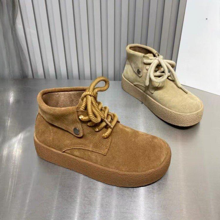 Stiefel Damen Frühling und Herbst Einzelstiefel Damenstiefel Frühherbst Hunderte von Kurzstiefeln Modisch und Bequem