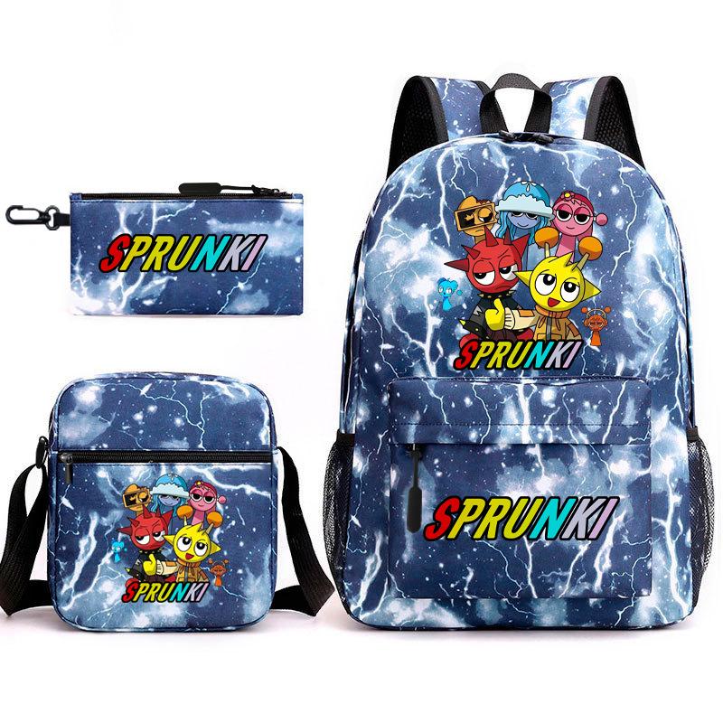 Peripheral Heat Transfer Rhythm Box Cartoon Animation Primary School Students Third Grade Light Load Reduction Large Capacity Backpack L