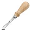 1PC DIY Leather Craft Edge Beveler Skiving Beveling Knife Cutting Hand Craft Tool with Wood Handle