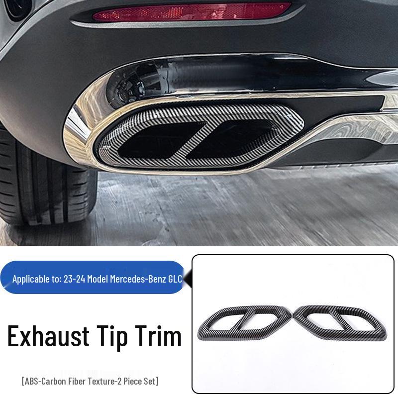 Pokrywa ramki końcówki wydechu kwadrofonicznej Mercedes-Benz GLC260/300 (Model 2023-2025)