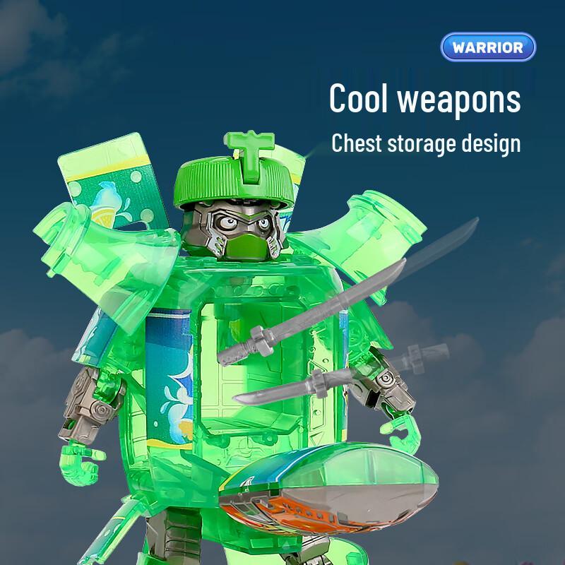 Babe Fairy Soda Transforming Robot Toy