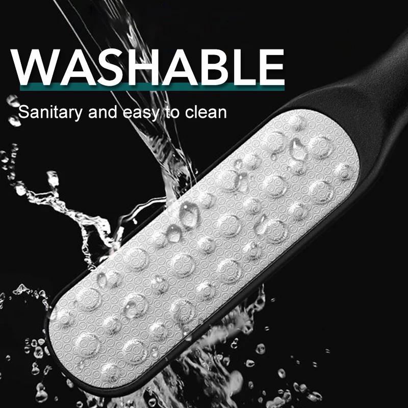 Double Side Foot File Stainless Steel Foot Rasp Heel Grater Hard Dead Skin Callus Remover Pedicure Foot Care Tools Professional