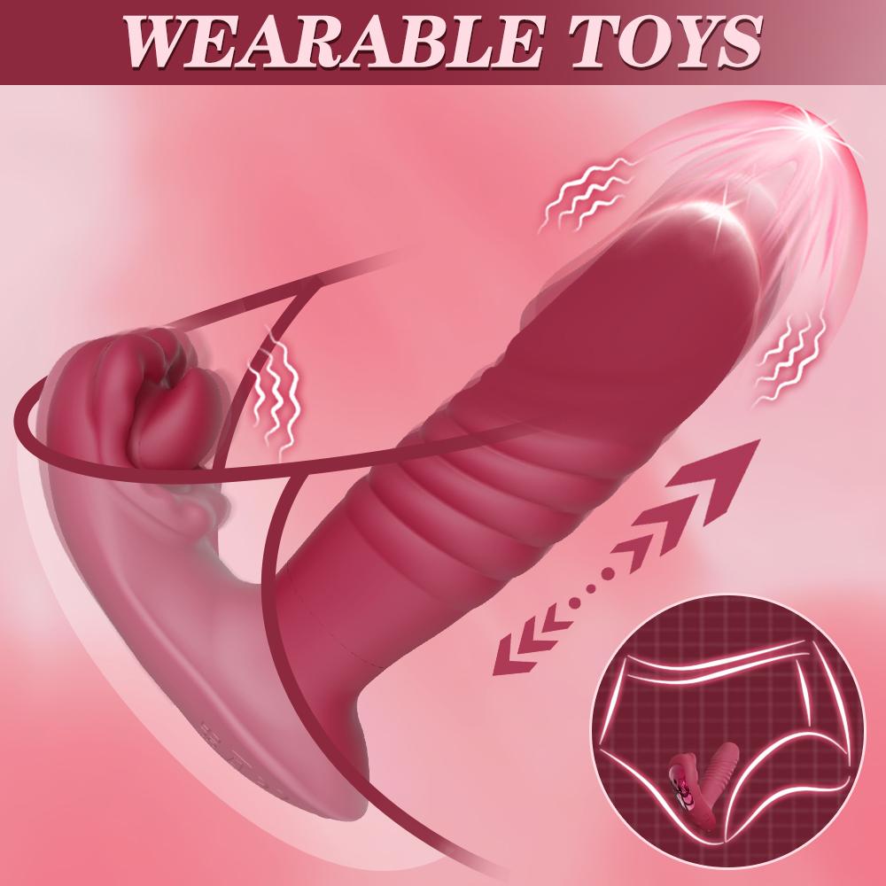 Thursting Vagina Vibrator for Women APP Control Wearable Panties Vibrator G-Spot Clitoris Female Masturbation Sex Toy for Women