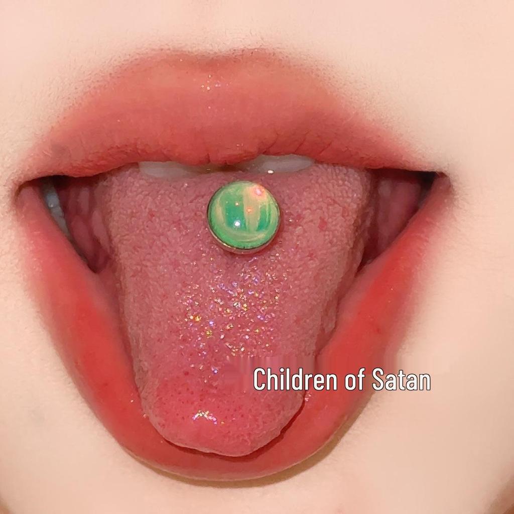 Satan's Child Tongue Stud: Basic Formula Bling for Hot Girls