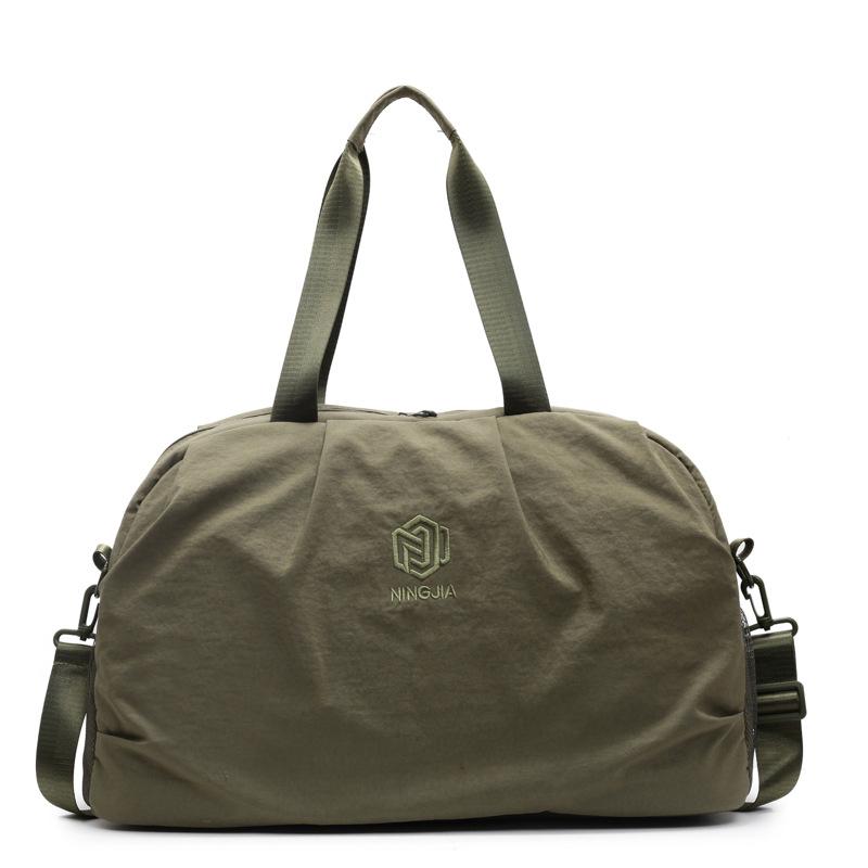 Dry-wet Separated Women's Sports Bag, Casual Fitness Yoga Bag, Simple and Fresh, Short Trip Hand-held Travel Bag