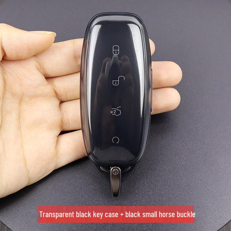 Denza D9/N7/N8 Transparent Car Key Cover with Full Coverage