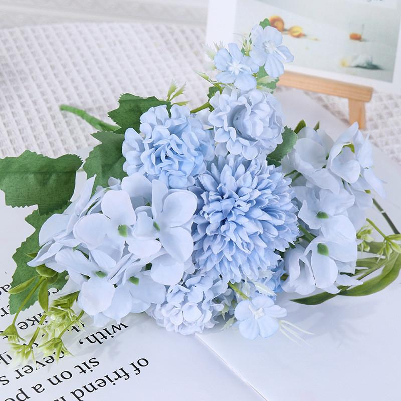 Realistic Silk Rose Bouquet For Outdoor Events And Home Decoration