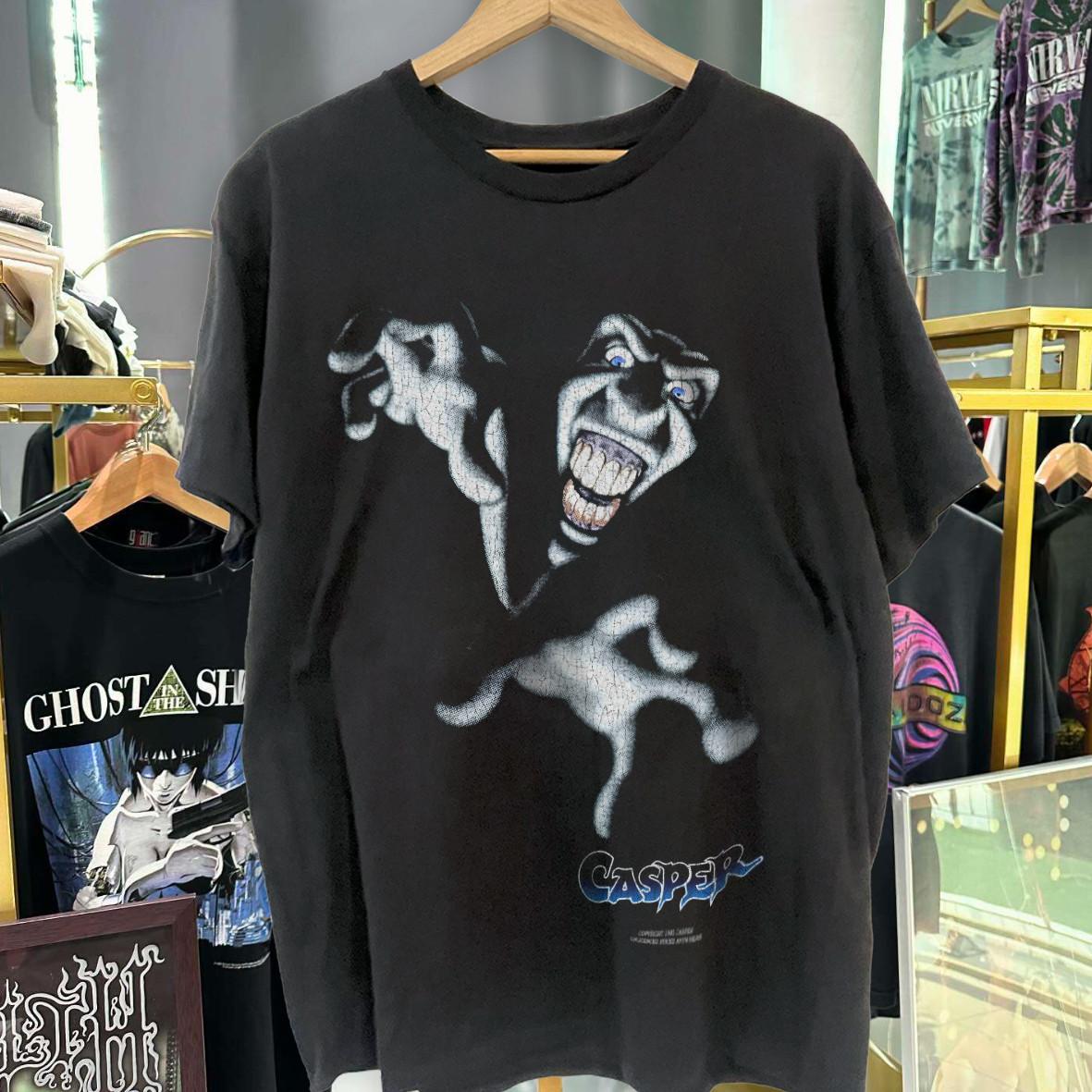 1995 Get An Afterlife Casper Rare T-Shirt Black S XL
