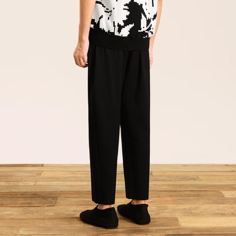 LESSO Men's Soft & Comfortable Tapered Casual Pants