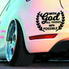 "With God All Things Are Possible"Stickersfor A Unique And Personalized Lookhigh Quality Sticker For Cars Trucks Motorcycles !