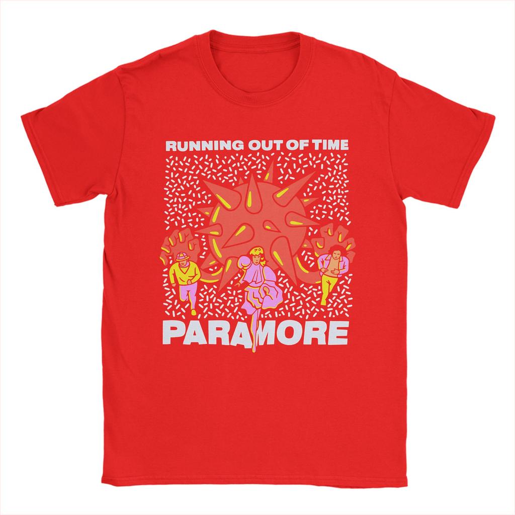 Leisure Paramore Band TShirts Men O Neck Cotton T Shirt  Short Sleeve Tee Shirt Big Size Clothes