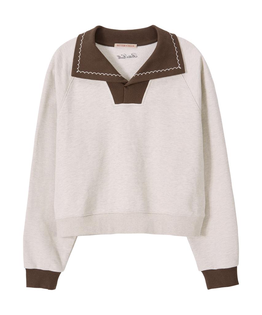 Biteoseljeu Peter Kara Sweatshirt - Oatmeal