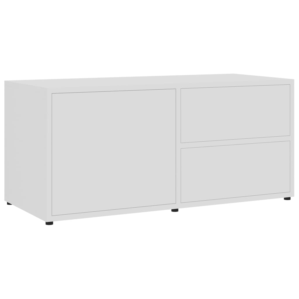 Moderner Eleganter Fernsehmöbel Für Das Wohnzimmer, Niedriger Schrank Mit Schubladen, 80x34x36 Cm
