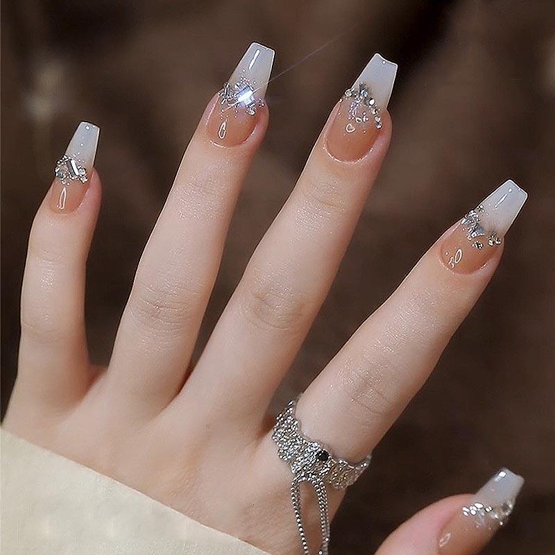 New 100/200/300pcs Rhinestones for Nails Jewel V Cut Stone Nail Diamonds Rhinestones Crystal Mini Ribbon Parts MJZ01