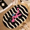 Cartoon Style Bathroom Slip-resistant Mat Dirty and Wear-resistant Diatom Mud Cushion Porch Restroom Door Quick Dry Easy Care Foot Mat