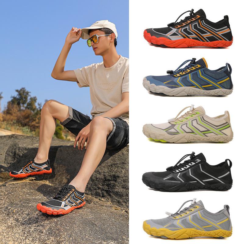 Foreign trade new creek shoes men and women couples outdoor five-finger wading swimming shoes yoga skipping rope indoor fitness shoes