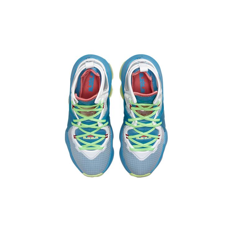 Nike LeBron 19 Dutch Blue Lime Glow GS DD0418-400