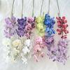 4Pcs Artificial 9Heads Phalaenopsis Silk Flower for Home Decoration Fake Flowers Butterfly Orchid Party Wedding Floral Ornaments