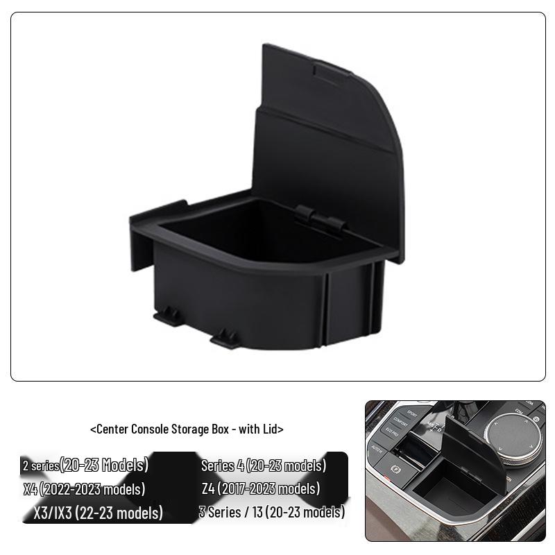 Vylepšený úložný box pro modely BMW řady 2, 3, 4 a modely X/Z (Konzola řadicí páky)