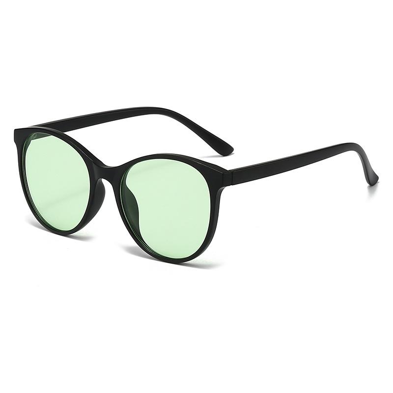 2026 Retro Round Frame Unisex Blue Light Blocking Sunglasses with UV Protection - European & American Style