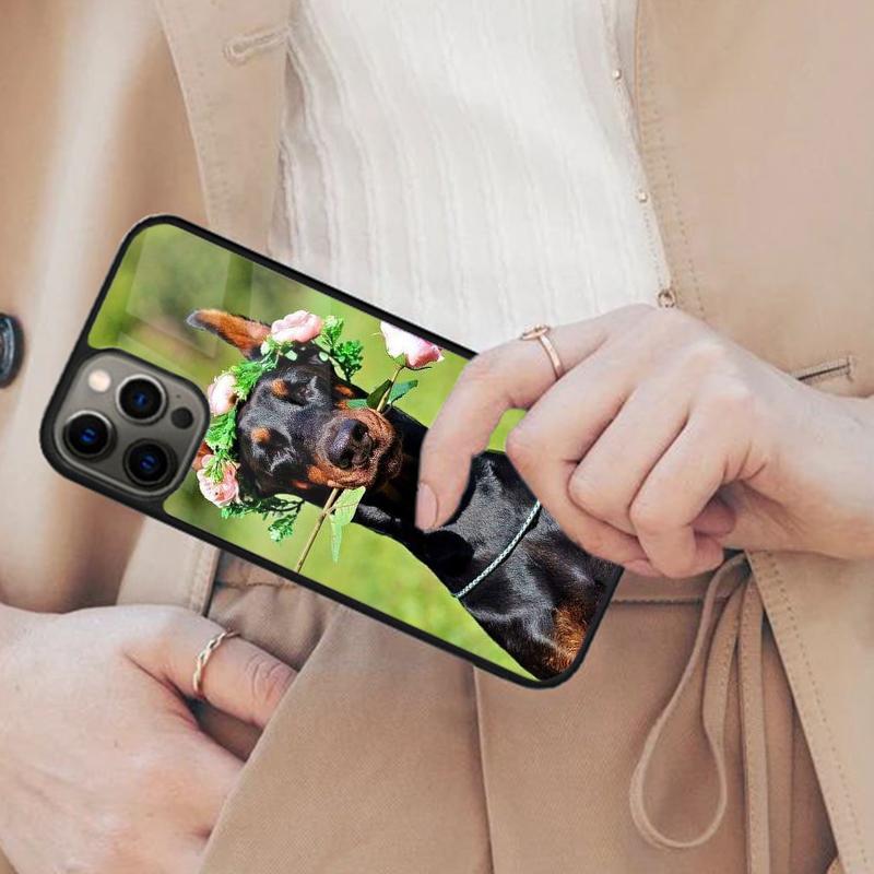 

Dachshund Doberman Dog Magnetic Phone Case For APPLE iPhone 17 Air 16 14 13 12 Pro Max 15 Plus Wireless Charge MagSafe Cover iPhone 14