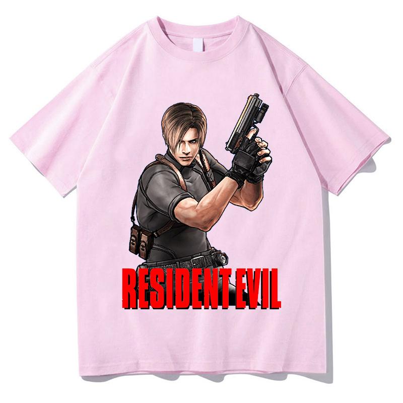 Leon Kennedy Tour 2026 Tshirts Summer Oneck Short Sleeve Female Tshirts Casual Loose Unisex Tees Top Print Pure Cotton Clothes