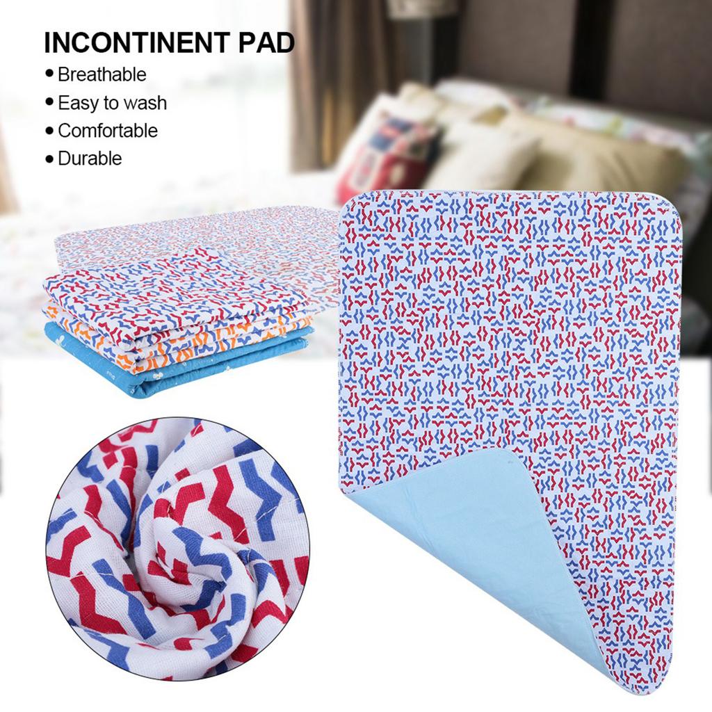 Washable Reusable Incontinence Underpads Absorbent Cotton Bed Pads for Elder Children