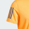 adidas Wings For Life Pohodlné Všestranné Odolné Jednobarevné Pruhované Písmeny Logo Značky Krátký Rukáv Tričko Pánské Vrcholy Žluté JI7632