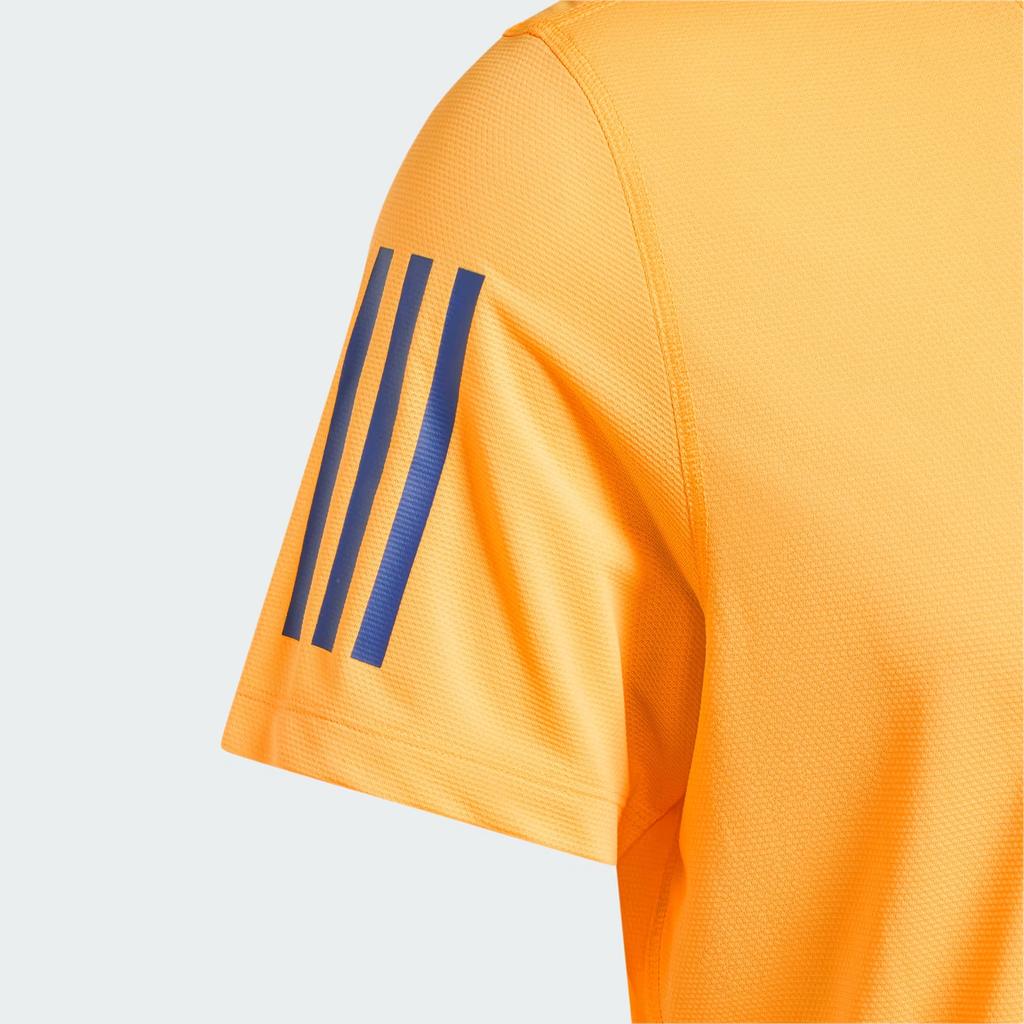 adidas Wings For Life Pohodlné Všestranné Odolné Jednobarevné Pruhované Písmeny Logo Značky Krátký Rukáv Tričko Pánské Vrcholy Žluté JI7632