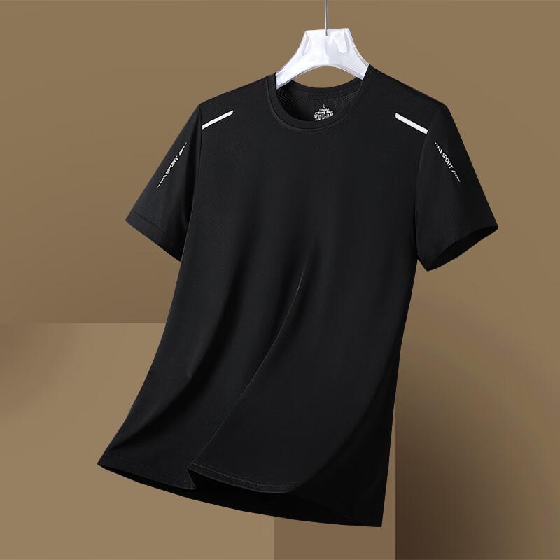 JEEP SPIRIT Men s Ice Silk Round Neck Short Sleeve T-Shirt L
