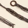 Adjustable Braided Belt For Women Natural Cotton Waist Chain Bohemian Style Waist Rope Decoration For Dresses Jeans