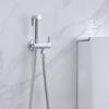 Gold Brass Bidet Faucet Black Handheld Toilet Bidet Bathroom Set Shattaf Sprayer Portable Hygienic Shower Gray