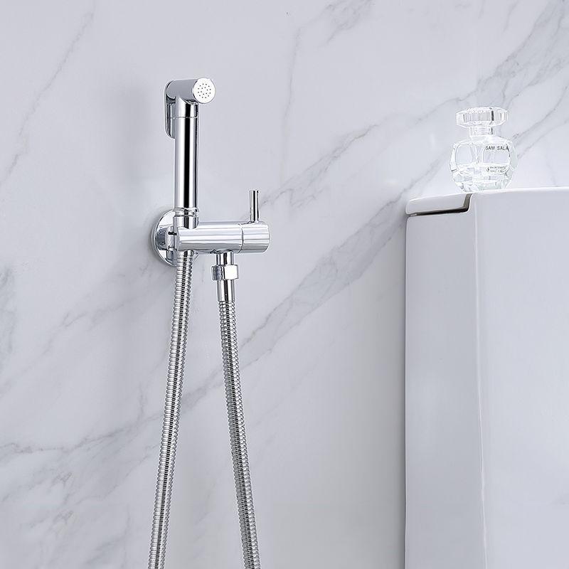 Gold Brass Bidet Faucet Black Handheld Toilet Bidet Bathroom Set Shattaf Sprayer Portable Hygienic Shower Gray
