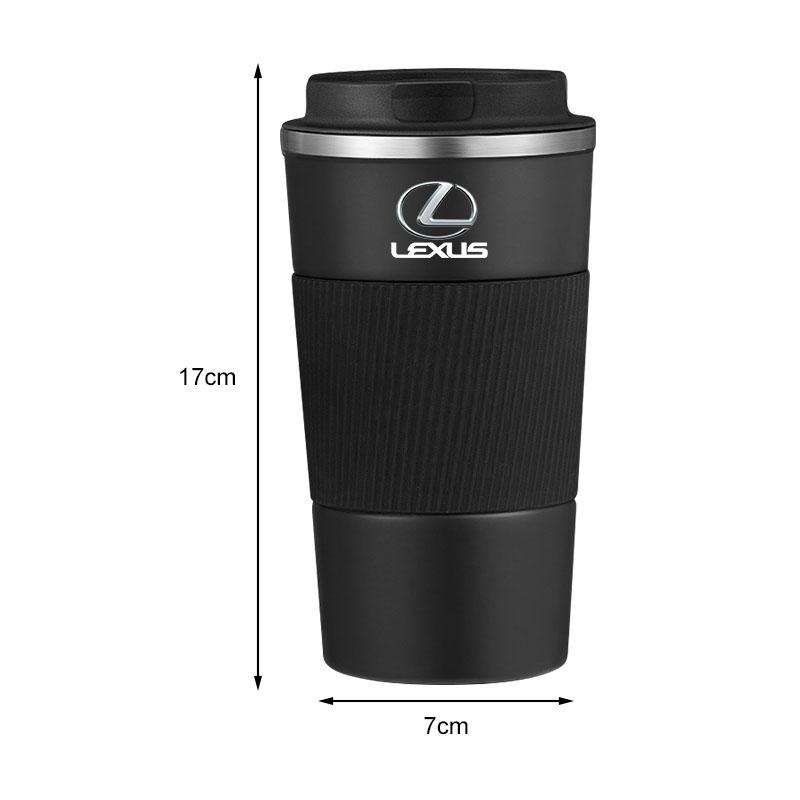500ML Thermobecher Doppelwand 304 Edelstahl Kaffeetasse Tee Vakuum Für Lexus CT ES LS GS IS HS LF-30 NX RX UX GX LX LM RC RCF SC LFA LF-C2 LF-FC