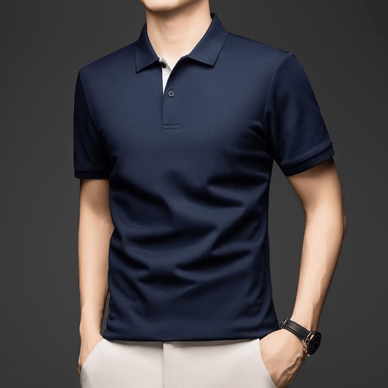 Da Tang Fu Ren Men s Simple Summer Polo Shirt 2XL