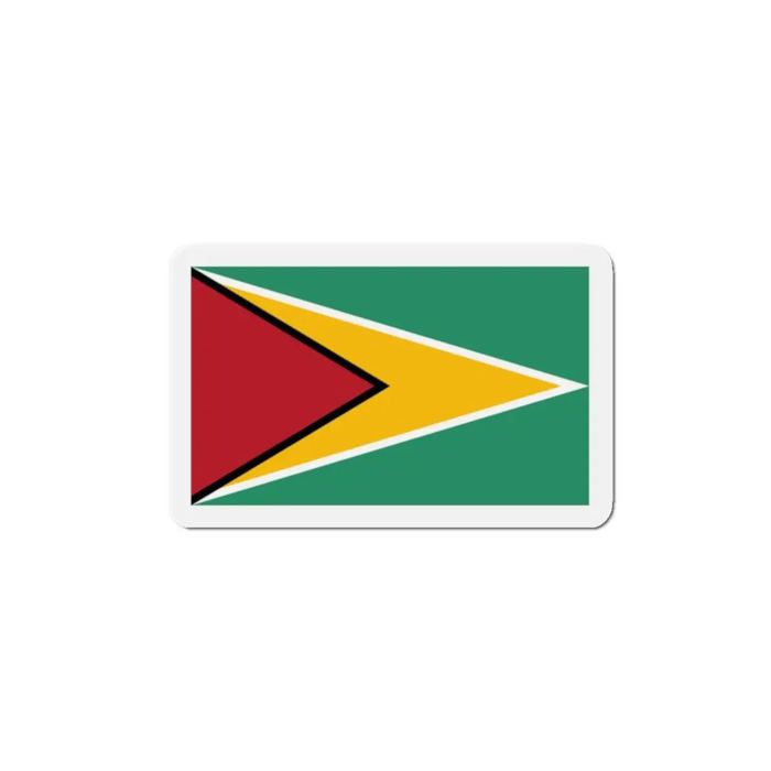 Aimant Drapeau Guyana - Multicolore - 8 cm - 50 pièces - Résine synthétique - Mixte
