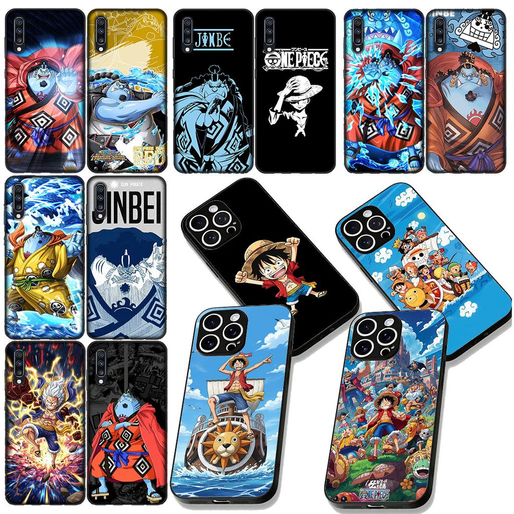 Jinbe One Luffy Pieces Protective Cover for Motorola Moto E13 E20 E32 E22 E14 E15 G32 G60 G72 G7 G8 G82 G9 Plus Power Phone Case