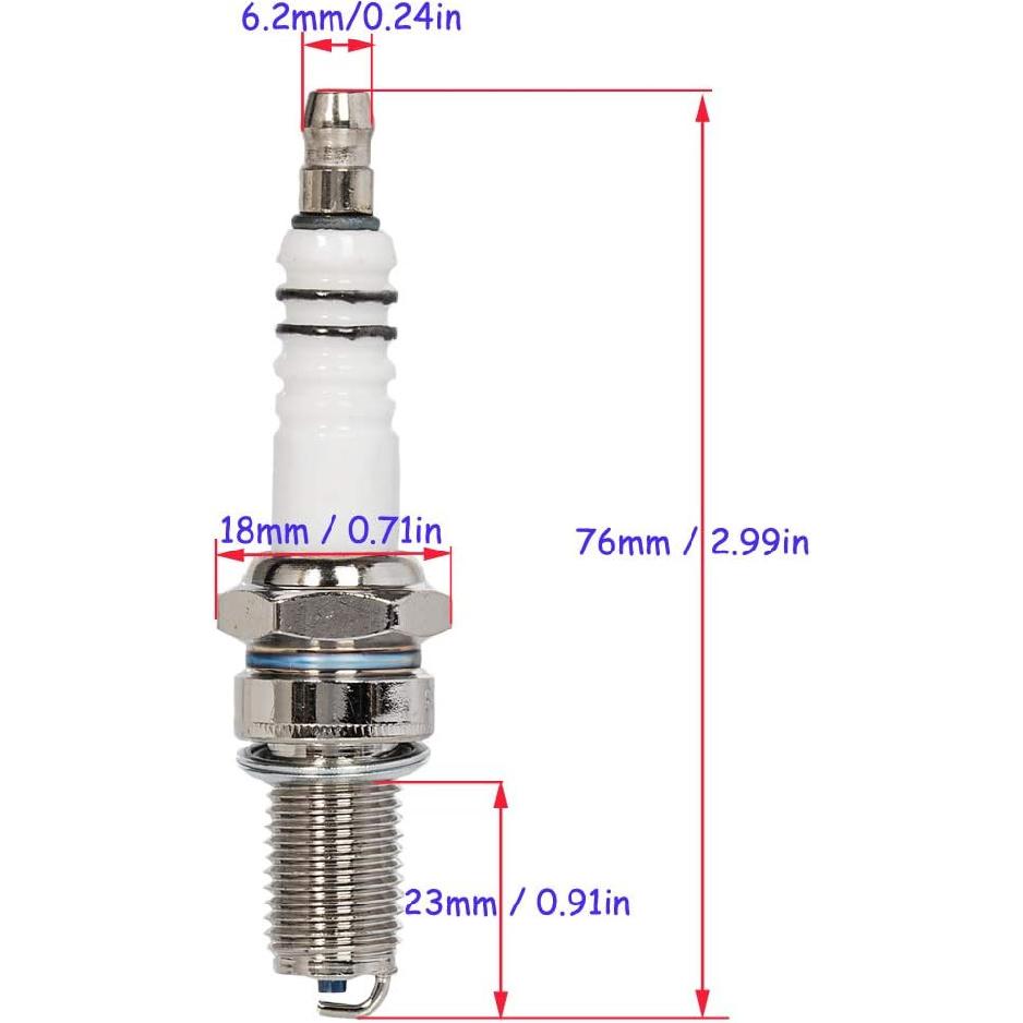 HIFROM Air Filter Element Cleaner with Oil Filter Spark Plug Kit Replacement for 2005-2013 Yamaha Raptor 350 YFM350R Replace 1UY-14451-00-00