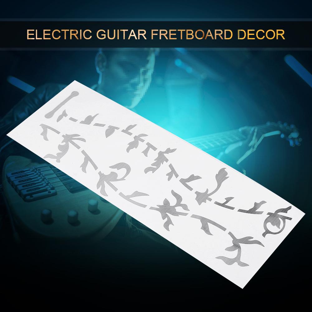 

Tree Bud Pattern Guitar Inlay Stickers Markers for Acoustic Electric Guitar Fretboard Decor