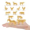 Miniature Pvc Farm Animal Model Pack With Static Livestock And Poultry For Collection And Decor