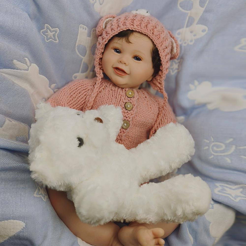 Reborn Baby Doll Kodi 60cm Already Finished Collectible Art Princess Doll Toy Huge Baby Soft Silicone Reborn Toddler Dolls Toy
