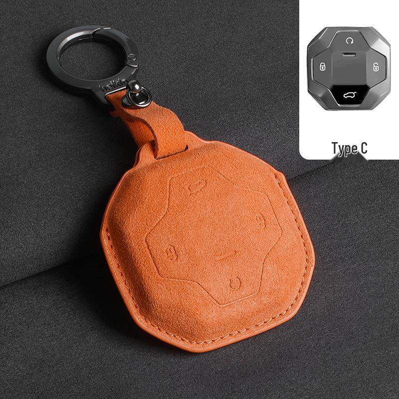 Jetour X70/X70Coupe/X90/X95 Premium Suede Key Case & Buckle