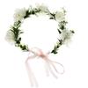 Floral Fabric Wreath Headband for Bridal & Beach Photography