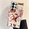 Genshin Impact Anime Plating Phone Case For Samsung Galaxy S24 S25 FE S26 Edge S23 Ultra S22 S21 Plus S20 Anti-Fall Airabag Cove