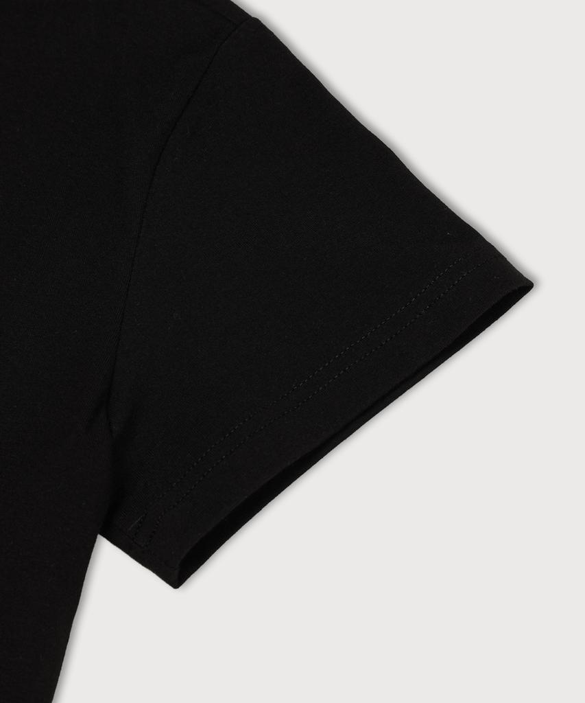 MUSEE Musee Logo Slim Fit Essentiel T-Shirt_Black
