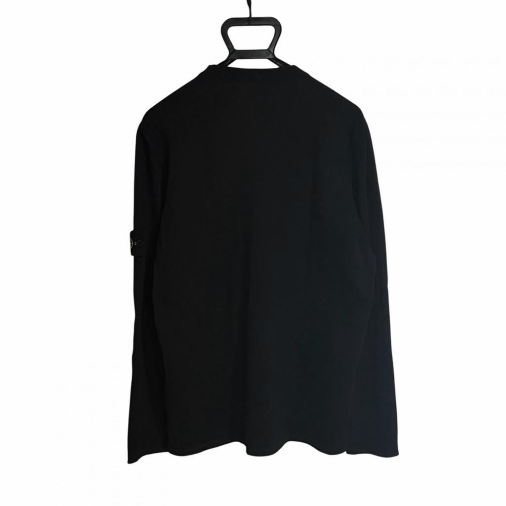 STONE ISLAND Lightweight Knit Black Men's Size XL Authentic Model 801553289