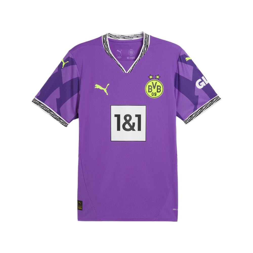 Puma Dortmund Series Comfortable Classic Skin-Friendly Commemorative Short Sleeve Football Shirt Men Tops 775350-99