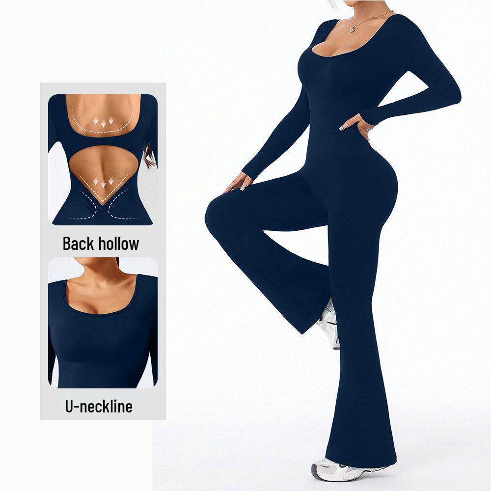 Nylon High-Elastic Fitness Yoga Bodysuit Set Medium