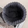 Simple Winter Woolen Knitting Bonnet Solid Colors Fashion Women Warm Cap Ins Versatile Skullcap Autumn Beanies For Lady New Hat
