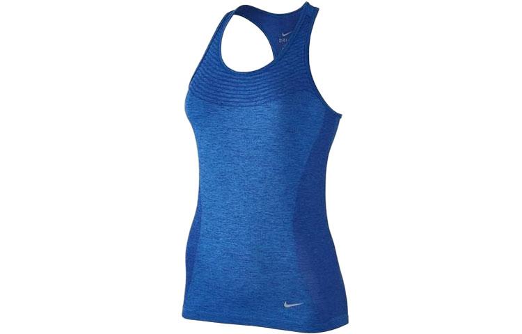 Nike Dri Fit Knit Tank Top Women s Blue 718568-459 XL